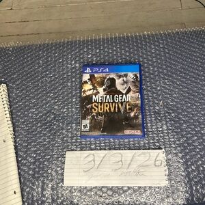 PS4 Metal Gear Survive - Black/Blue Game Case